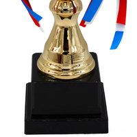 Trophée de coupe de football de Offre Spéciale Coupe de trophée de galvanoplastie de bonne qualité Fabrication de sport Coupe de trophée en métal