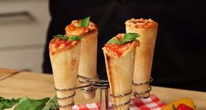 Cómo operar la máquina de fabricación de conos de pizza, máquina india indiamart - Product Image 6