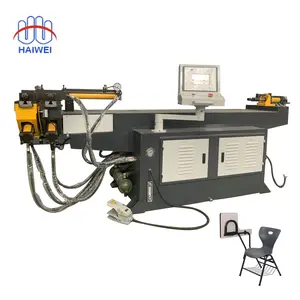 HW114NC drinking pipe bend glass bend pipe polishing machine electric round pipe bending machine
