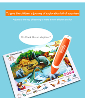 Livre parlant pour enfants, stylo de lecture intelligent pour enfants, ordinateur portable éducatif chinois et arabe, tablette d'apprentissage, jouets islamiques, machine éducative
