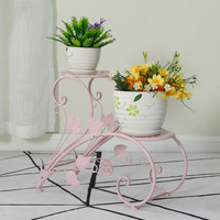 Support de fleurs détachable intérieur petit pot de fleurs en forme de lapin support de plantes en fer