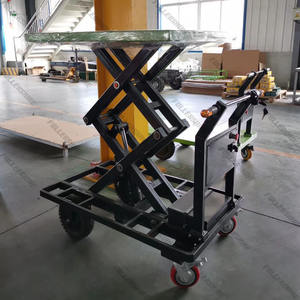 Transport Zware Lading Magazijn <span class=keywords><strong>Trolley</strong></span> Batterij Aangedreven Elektrische <span class=keywords><strong>Lift</strong></span> Platform Truck - Product Image 2