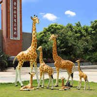 Décoration intérieure extérieure Grande statue de paon en fibre de verre glamour Résine Safari Animaux Pingouins Perroquet Accessoires Pour Cour
