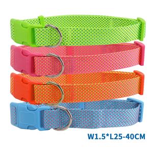 Collare regolabile in poliammide, impermeabile, con clip di sicurezza e riflettente; ideale per passeggiate, allenamento e - Product Image 1