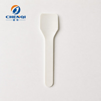 Cuillère plate jetable biodégradable en papier kraft de qualité alimentaire, compatible micro-ondes, pour la crème glacée, idéale pour l'emballage - Chenqi
