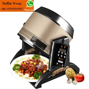 Chinese restaurant cooking machine Automatic cooking wok