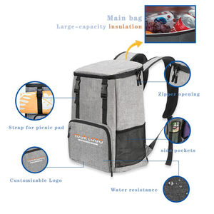 Sac isotherme promotionnel en PEVA imperméable de haute qualité, sac fourre-tout isotherme durable et tendance, vente en gros d'usine - Product Image 3