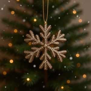 Homeera Christmas Pendant 14.5Cm Round Foam Suspended Tree Ornament - Product Image 2