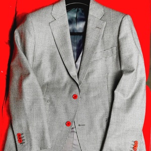 Ensemble de <span class=keywords><strong>costume</strong></span> en laine pied-de-poule sur <span class=keywords><strong>mesure</strong></span> - Vêtements formels classiques pour hommes, coupe ajustée, smoking de marié, <span class=keywords><strong>costume</strong></span> de bureau slim fit - Product Image 4