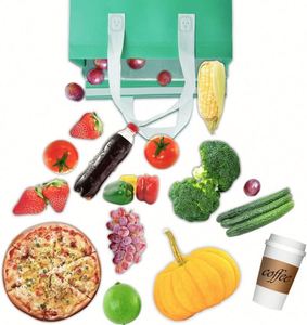 New Food Takeaway Fresh Retail Picnic <b>BBQ</b> Insulated Ultrasonic Hot Pressed Tote Non Woven Cooling Bag - Product Image 4