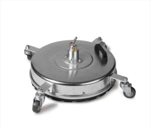 Limpiador de superficies de alta presión con cubierta de acero inoxidable HMC de 18 ", ventilador plano de 4000PSI, patrón de pulverización, nueva condición sin mango - Product Image 1