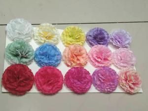 Flores artificiales de caléndula para el día de la madre de clavel de seda barato en capullos a granel para Decoración - Product Image 5
