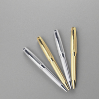 Nouveau produit graver argent couleur or stylo à bille logo personnalisé stylo en métal de luxe pour les entreprises