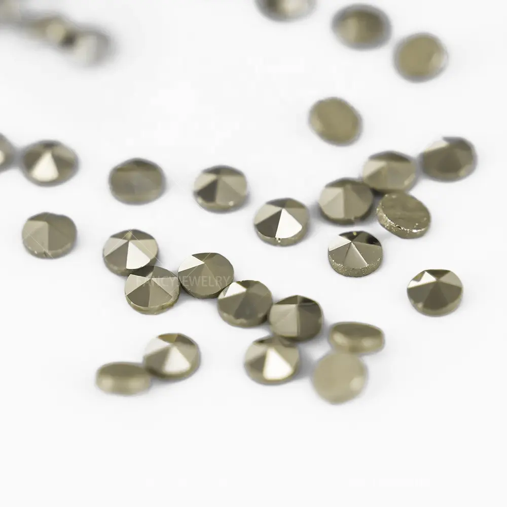 Серьги-гвоздики с камнем марказитом 1,75 мм