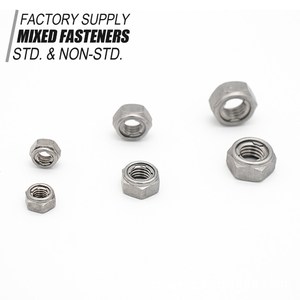 Inserto de nailon Chapado en zinc imperial <span class=keywords><strong>M3</strong></span> Hex Modelo de grado 2/5 completamente roscado - Product Image 5