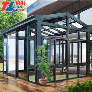Pergola Rogenilan in Acciaio con Vetri Low-E e Porte Scorrevoli, Veranda Esterna per Giardino 4 Stagioni - Product Image 3