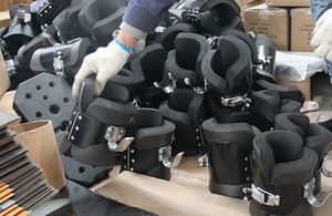 เครื่องฝึกแบบกลับหัวอุปกรณ์ฟิตเนสในร่มสำหรับใส่รองเท้าบู๊ตเท้าอุปกรณ์ออกกำลังกายในบ้านปรับแต่งโลโก้ได้ตามต้องการ - Product Image 5