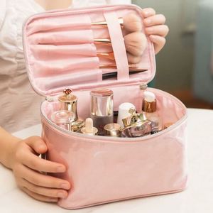 Waterproof PU Jelly Travel Makeup <b>Bag</b> Large Capacity Portable Toiletry Organizer Storage Pouch - Product Image 3