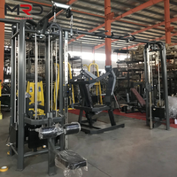 Máquina de entrenamiento funcional de 5 estaciones MRD, gimnasio multifuncional con cable cruzado, entrenamiento de fuerza con pesas, acero recubierto de caucho, certificado ISO9001/CE