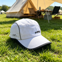 Casquette Trucker 5 Panneaux Brodé Personnalisé à Marque Privée, Performance, Logo Personnalisé, Maille Respirante, Séchage Rapide, Casquette de Baseball d'Extérieur