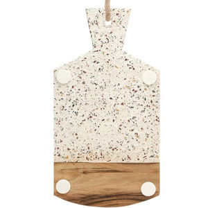 Planche à découper en bois naturel érable léger planche à découper de cuisine pour légumes fruits viande pain et fromage avec poignée à fente - Product Image 1