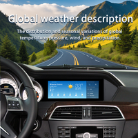 Radio para Auto Mercedes Benz Clase C W204 S204, Reproductor Multimedia Estéreo con DVD, Pantalla de 8.8 Pulgadas, Carplay Inalámbrico, GPS, Bluetooth