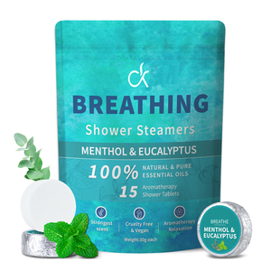 2024 OEM Private Label Square Shower Steamers Huile essentielle pour hommes et femmes Nature Flowers Shower Steamer - Product Image 1