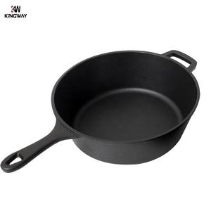 2 इन 1 लंबा हैंडल क्लासिक कास्ट आयरन डबल ओवन कास्ट आयरन ब्रेड लोफ पैन - Product Image 5