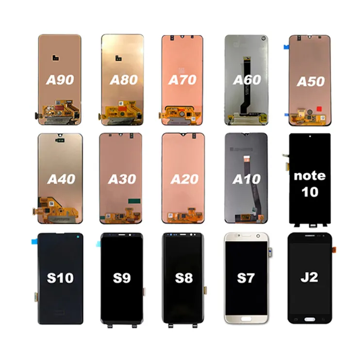 A80 A70 A60 A50 A40 A30 A20 A10 Incell OLED स्क्रीन प्रदर्शन Pantallas डे Celulares मूल मोबाइल फोन एलसीडी के लिए सैमसंग गैलेक्सी