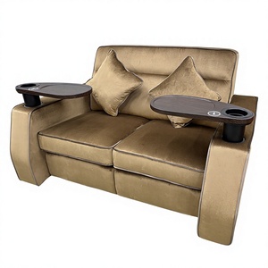 LEADCOM LS-B856 pour cinéma VIP de luxe, siège double pour couple, home cinéma, siège double en tissu avec coussins - Product Image 3