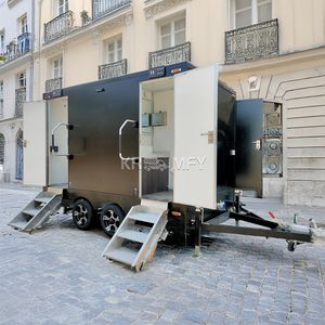 Baño Móvil de Lujo para Exteriores, Diseño Nuevo 2025, Remolque de Baños Portátiles VIP para la Industria - Product Image 1