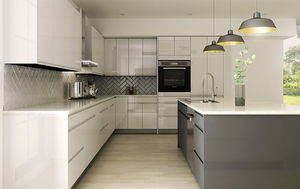 Comptoir en pierre moderne à bon <span class=keywords><strong>prix</strong></span> Ace Armoire de <span class=keywords><strong>cuisine</strong></span> à finition laquée abordable et populaire - Product Image 5