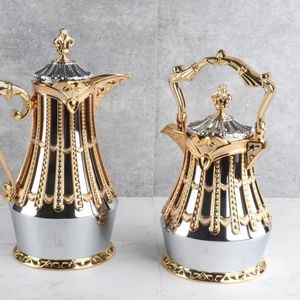 กาน้ำชาอาหรับสุดหรูเหมือนเพชรกระติกน้ำเก็บความร้อนเหยือกกาแฟขนาด1000มล. สำหรับโรงแรมและร้านอาหาร - Product Image 1