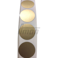 Se Aceptan Pedidos Personalizados de Etiquetas Adhesivas Anti-Rasguño para Mascotas de 25 mm de Profundidad en Gris Oscuro, Juegos Anti-Falsificación con Rasguño Dorado de 1 Pulgada