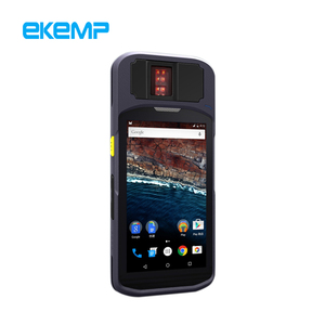 Máquina biométrica de mano Android con escáner de huellas dactilares, lector de tarjetas de identificación inteligente para autenticación de votantes, control de fronteras - Product Image 2