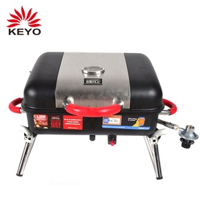 <span class=keywords><strong>Barbecue</strong></span> à gaz pour jardin, grils portables, <span class=keywords><strong>barbecue</strong></span> à gaz avec table latérale pliable - Product Image 3