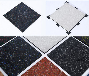Good Strength Easy Installation <strong>Interlocking</strong> Gym Mat Rubber Flooring <strong>Tiles</strong> - Product Image 3