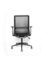 Kursi jaring ergonomis kantor rumah Modern KOHO Zhejiang desain angkat sandaran lengan tinggi dapat disesuaikan untuk penggunaan komputer kain Modern