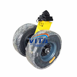 Roue de conteneur de traction universelle durable 6000 9000 KG, roues de conteneur d'expédition, système de déplacement - Product Image 1
