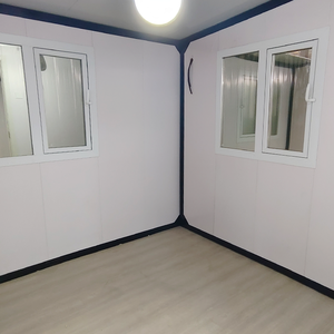 Maison conteneur moderne <span class=keywords><strong>de</strong></span> luxe extensible avec portes vitrées panoramiques, maison modulaire préfabriquée, <span class=keywords><strong>studio</strong></span> pliable, mini-maison - Product Image 4