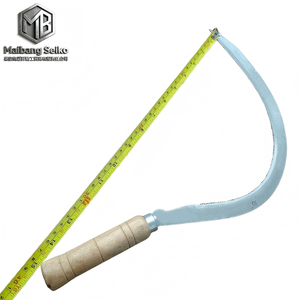 Falce Agricola Industriale con Manico in Legno, Piccola Falce Seghettata per Taglio Erba, Falce a Denti Fini per Diserbo, Garanzia 3 Anni - Product Image 4