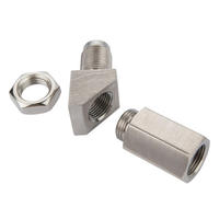 Conception de flux à haute efficacité Mini catalyseur métallique à oxygène 45 ° M18 * 1.5 capteur d'oxygène 02 convertisseur catalytique Euro V universel