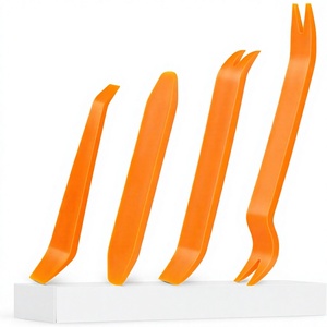 FOR Car Interior Trim Removal <b>Pry</b> Bar 4-Piece Set <b>Plastic</b> Nylon POM Auto Repair <b>Tool</b> General Use - Product Image 1