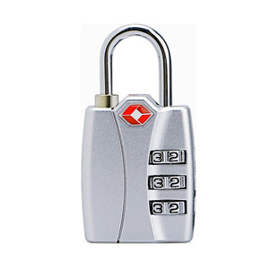 กุญแจล็อคกระเป๋าเดินทาง <span class=keywords><strong>TSA</strong></span> แบบรหัส 3 หลัก รุ่น <span class=keywords><strong>007</strong></span> ผลิตจากโลหะผสมสังกะสี กันน้ำ เหมาะสำหรับการเดินทาง - Product Image 1