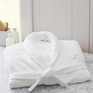 Wholesale Custom Luxury Hotel Unisex Bathrobe Embroidery Logo 100% Cotton <strong>Women</strong> Shawl Collar Velour <strong>Thermal</strong> Summer <strong>Long</strong> <strong>Sleeves</strong> - Product Image 3