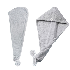 Super Absorberende Microfiber Haar Droogkap Zachte Comfortabele Elastische Rand Snel Droog Voor Alle Haartypes Herbruikbare Haarhanddoek - Product Image 2