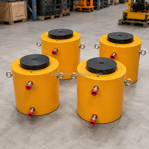 Vérin hydraulique électrique à double effet ultra haute pression à piston solide pour levage d'équipements lourds - Product Image 6