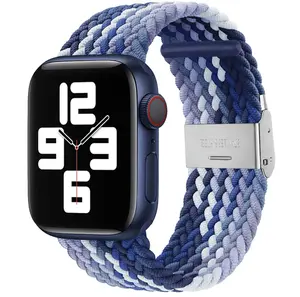 ขายส่ง เชือก apple watch-สายรัดไนลอนถักแบบปรับได้สไตล์หัวเข็มขัด,สายนาฬิกาสำหรับ Iwatch สาย Apple Watch เคสสำหรับสมาร์ทวอทช์ Apple Watch Band