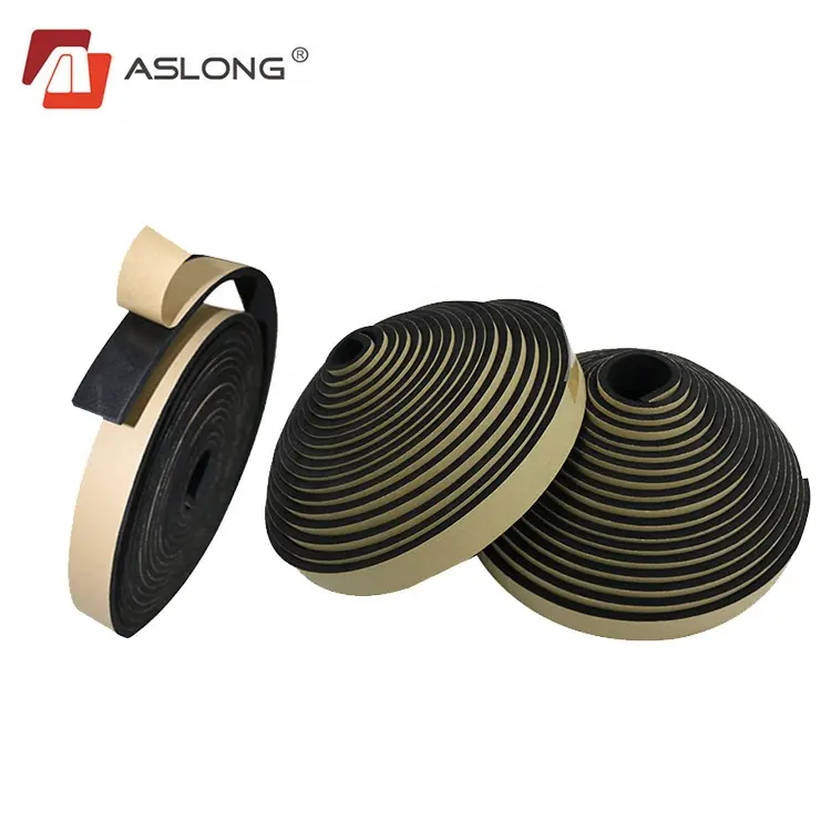 Insulation ASLONG High Bonding Foam Rubber Tape Wholesale Noise Insulation Materials Tape For Car Soundproofing Materials