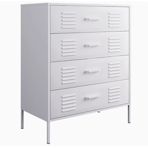 Mueble de Almacenamiento de Acero para Sala de Estar, Estilo Nórdico Moderno, con 3/4/5 Cajones, Mesa de Noche Metálica para Dormitorio - Product Image 1